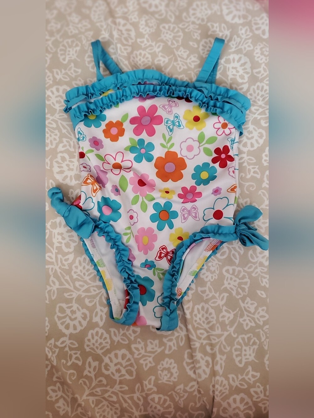 Swimsuit for baby girls in size 12